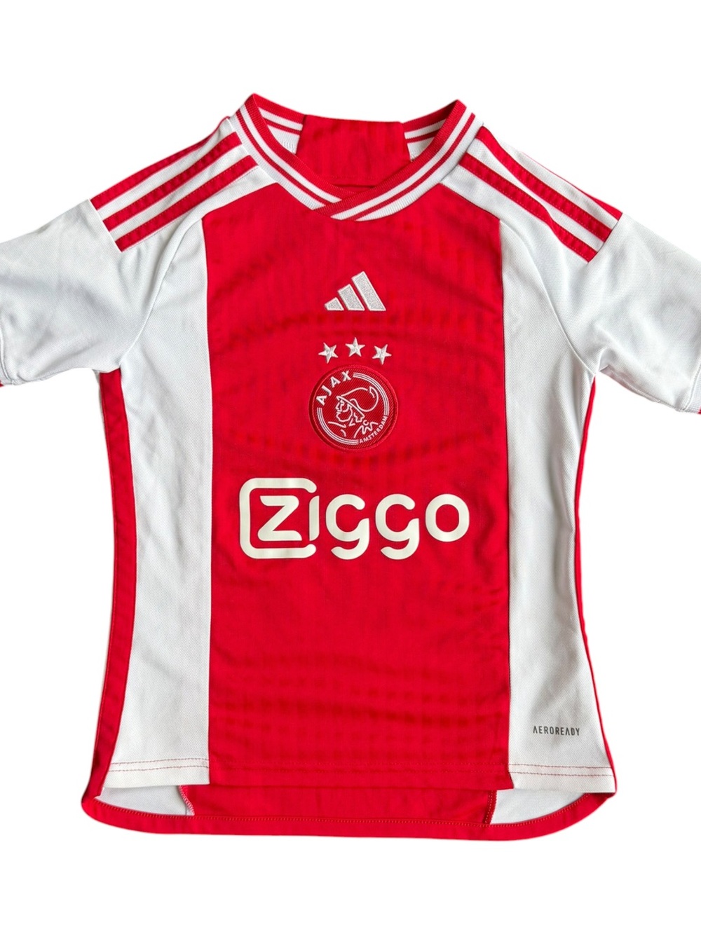 2023-2024 Ajax Amsterdam Adidas Home Football Jersey Youth Size: S (9-10)
